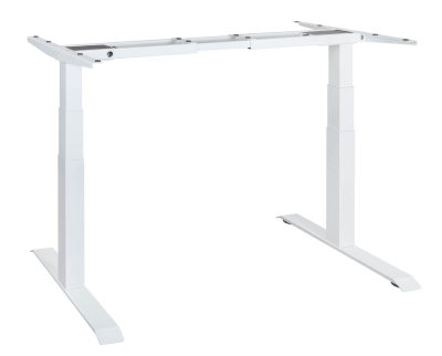 Elektromosan állítható magasságú asztalláb, BASIC, 4 memóriás, USB, FEHÉR láb, keret