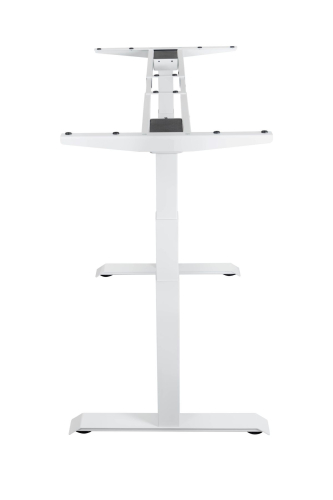 Elektromosan állítható magasságú asztalláb, BASIC, 4 memóriás, USB, FEHÉR láb, keret