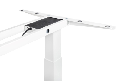 Elektromosan állítható magasságú asztalláb, BASIC, 4 memóriás, USB, FEHÉR láb, keret