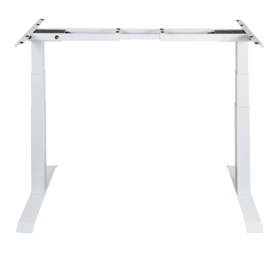 Elektromosan állítható magasságú asztalláb, BASIC, 4 memóriás, USB, FEHÉR láb, keret
