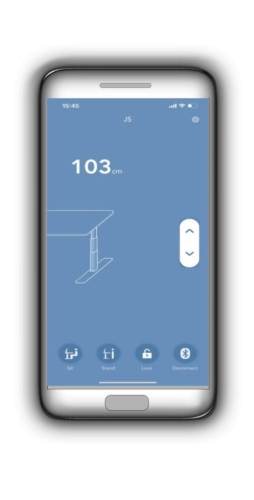 Elektromosan állítható magasságú asztal, Bluetooth PREMIUM, 4 memóriás USB-s- FEHÉR váz, keret
