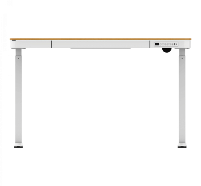 Elektromosan állítható magasságú Okosasztal, 72-122 cm, 4 memóriás, fiókos, USB-A, USB-C, TÖLGY színben