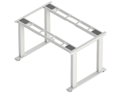 Elektromosan állítható 70-120 cm magasságú, 160 kg teherbírás, memóriás, USB-s, FEHÉR, irodai, munka, tárgyaló vagy étkező asztalváz, állítható 4 motoros asztalláb