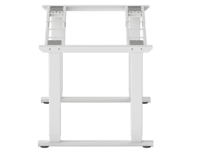 Elektromosan állítható 70-120 cm magasságú, 160 kg teherbírás, memóriás, USB-s, FEHÉR, irodai, munka, tárgyaló vagy étkező asztalváz, állítható 4 motoros asztalláb