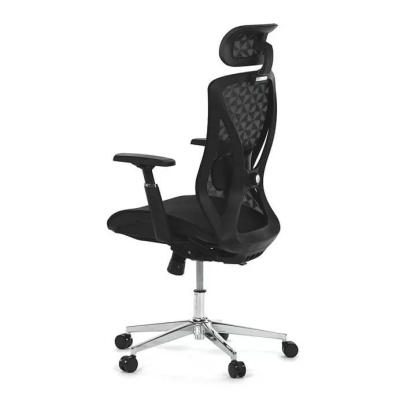 Ergonomikus Irodai Szék, Fekete Hálós, Szinkron Mechanikával, KA-S258-BK