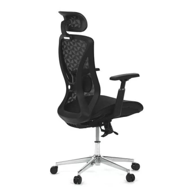 Ergonomikus Irodai Szék, Fekete Hálós, Szinkron Mechanikával, KA-S258-BK