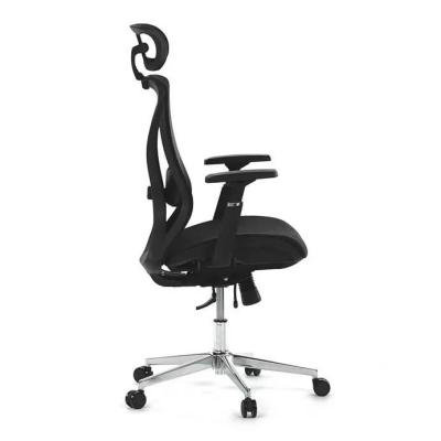Ergonomikus Irodai Szék, Fekete Hálós, Szinkron Mechanikával, KA-S258-BK