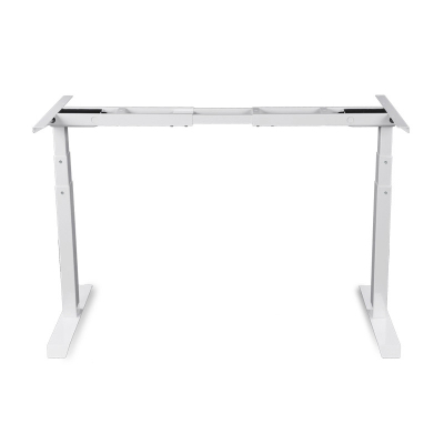 Elektromosan állítható magasságú asztal, Basic PRO Light, 4 memóriás, 3 láb szegmens, USB, FEHÉR íróasztal váz, emelhető asztalláb, keret